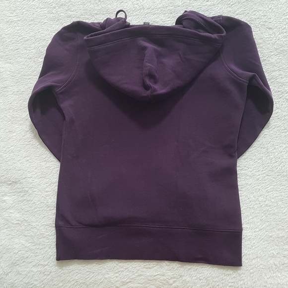 Jacob eggplant purple hoodie with deep V neck size S - Picture 4 of 8